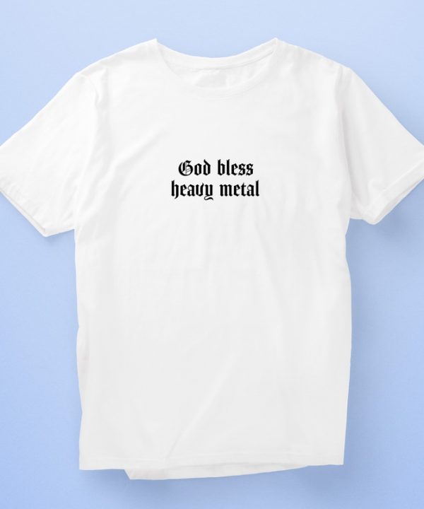 Футболка "God bless heavy metal"