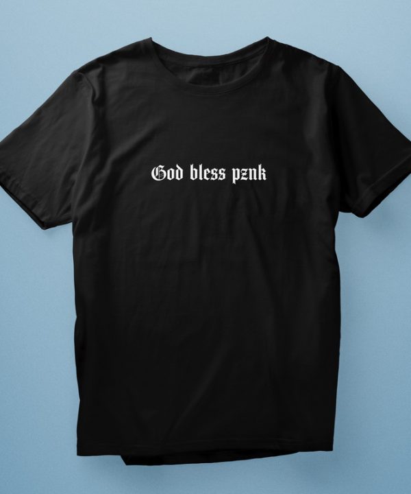 Футболка "God bless pznk" — фото 2