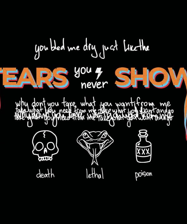 Футболка "Tears you never show" — фото 2