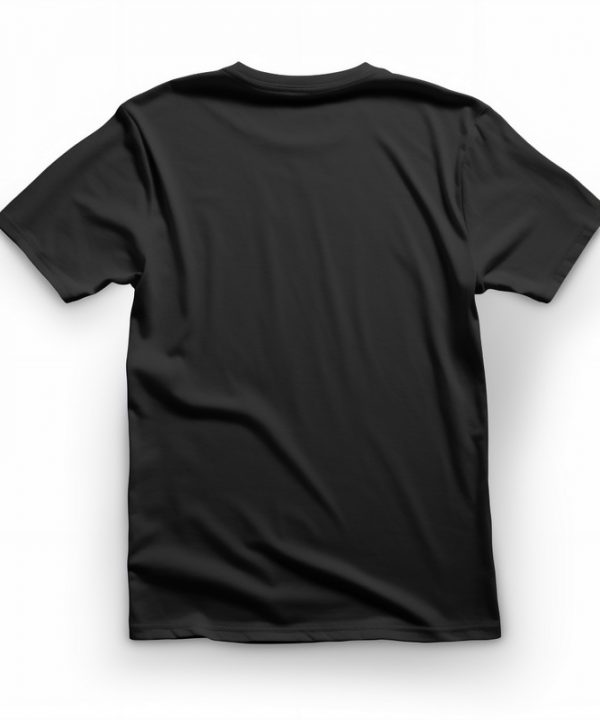 Футболка бланкова чорна Regular fit — фото 2