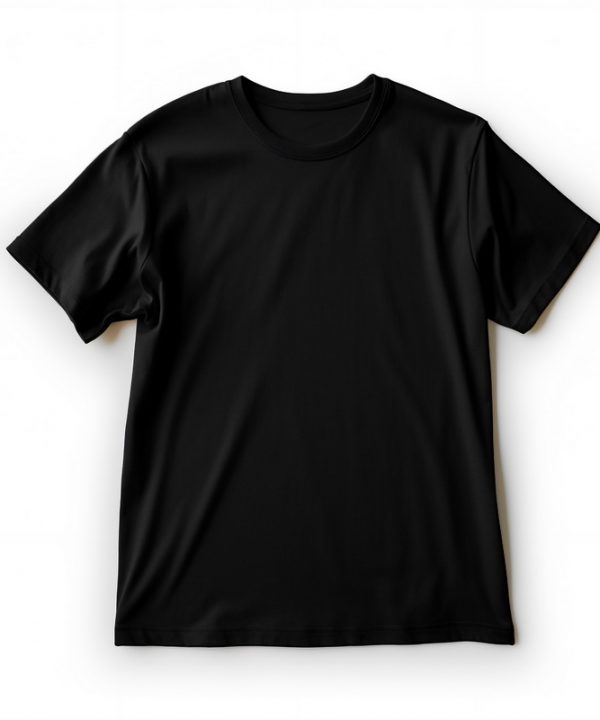 Футболка бланкова чорна Regular fit