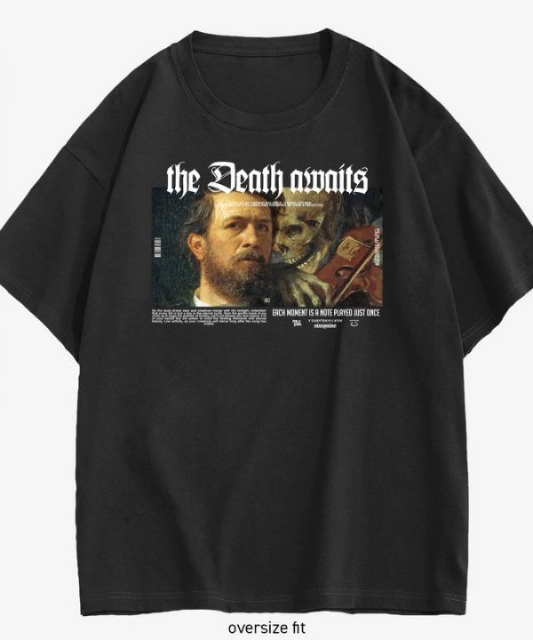 Футболка "the death awaits"