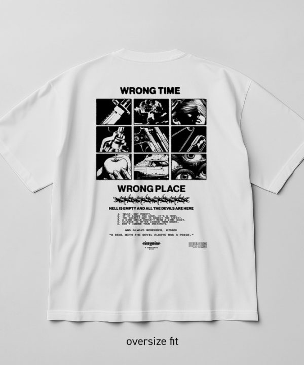 Футболка "wrong time"
