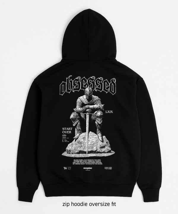 obsessed pt.2 - Зіп Худі Оверсайз